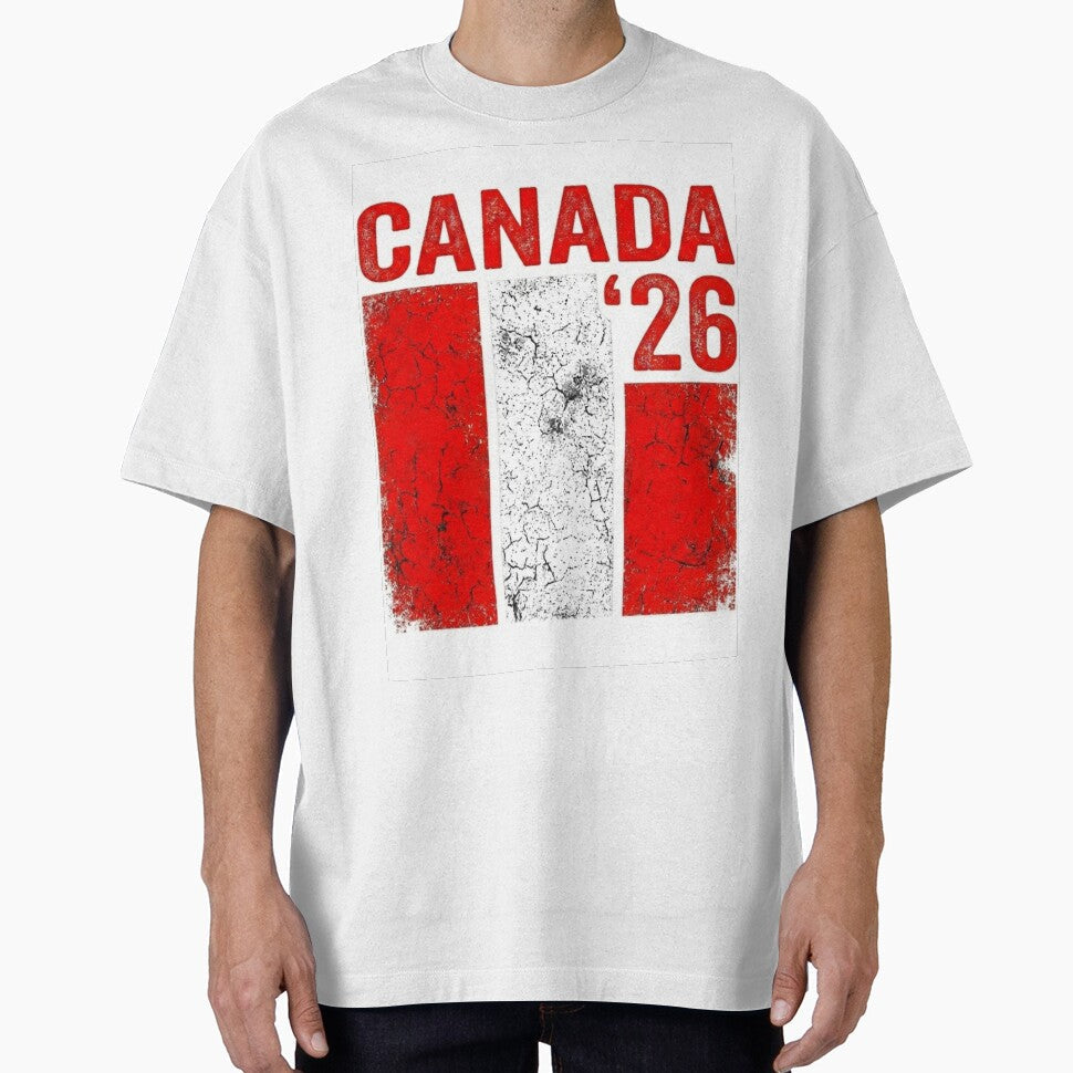 Canada 2026 Soccer Vintage Flag Football Fan by _ZENTAY_ Unisex T-shirt, Sweatshirt, Hoodie, Long Sleeve Tee - T-Shirt, Sweatshirt, Hoodie