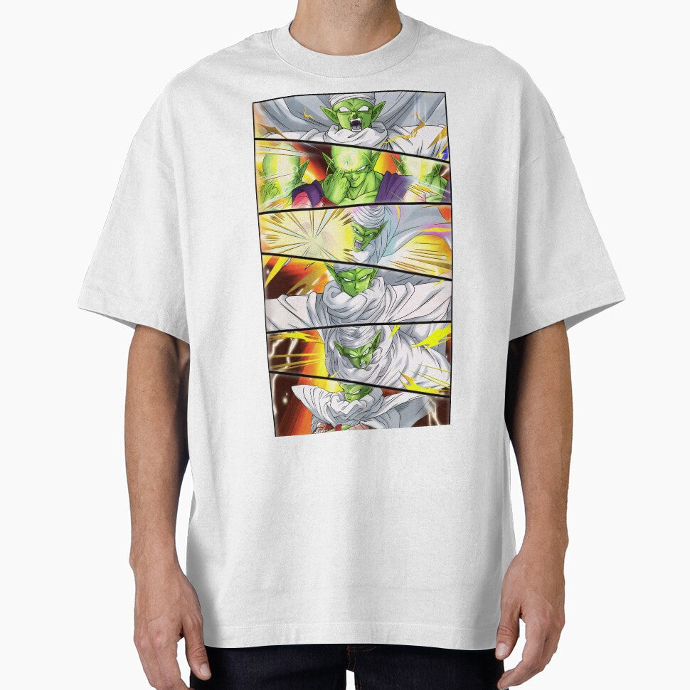 Green Warrior Power Awakening  Anime Action Art by PosterFuel Unisex T-shirt, Sweatshirt, Hoodie, Long Sleeve Tee - T-Shirt, Sweatshirt, Hoodie
