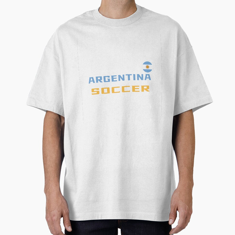 Argentina Soccer T-Shirt with Flag  2026 Argentinian Football Tee | Uncle Jichuan by Uncle-Jichuan - T-Shirt, Sweatshirt, Hoodie