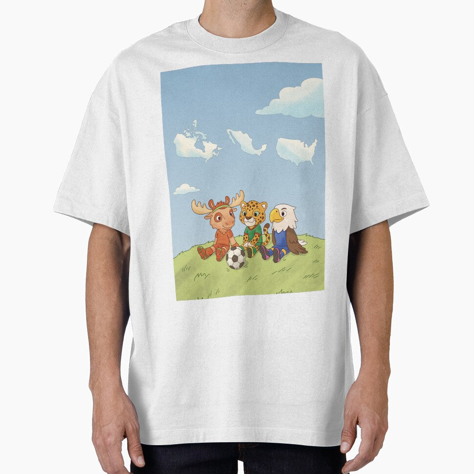 Cute 2026 North America Football Animals Mascots | World Cup 2026 Special by AliAltinelArt - T-Shirt, Sweatshirt, Hoodie