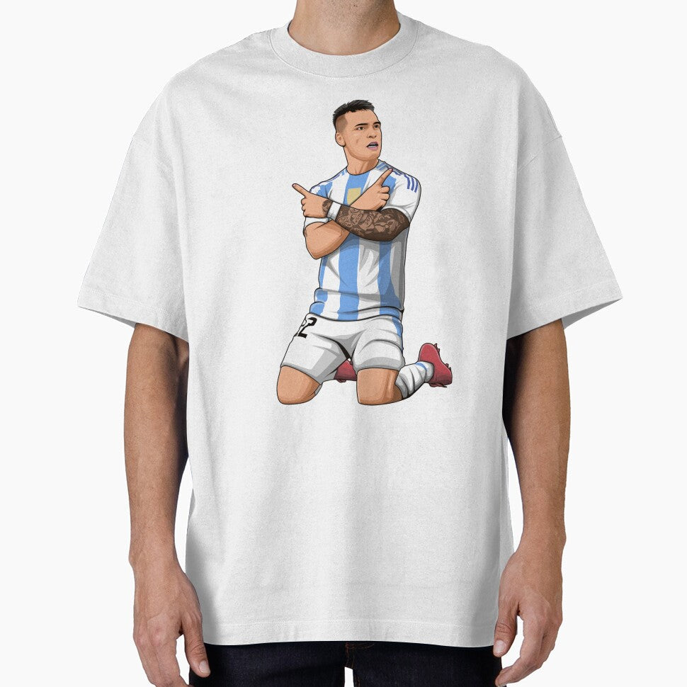 Lautaro Martinez by Aldduardo Unisex T-shirt, Sweatshirt, Hoodie, Long Sleeve Tee - T-Shirt, Sweatshirt, Hoodie