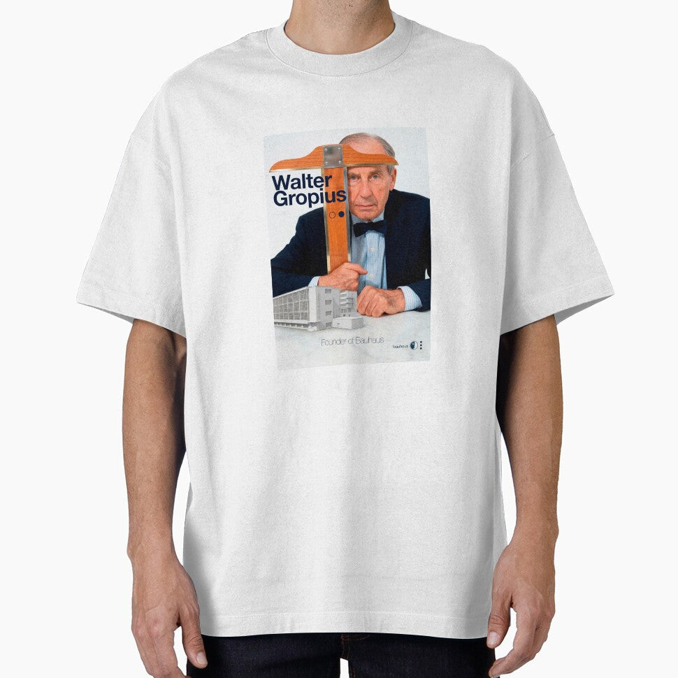 Bauhaus -  Walter Gropius by ArtPlus+ Unisex T-shirt, Sweatshirt, Hoodie, Long Sleeve Tee - T-Shirt, Sweatshirt, Hoodie