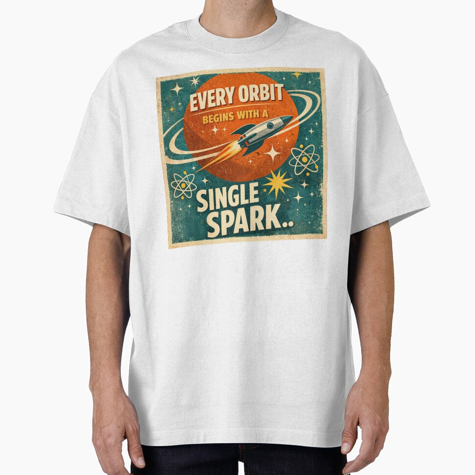 Retro Cosmic Spark by ForeverPrintsOK Unisex T-shirt, Sweatshirt, Hoodie, Long Sleeve Tee - T-Shirt, Sweatshirt, Hoodie
