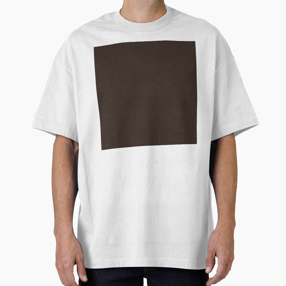 DARK CHOCOLATE Brown...Plain...Solid...Block... by RachelMacht Unisex T-shirt, Sweatshirt, Hoodie, Long Sleeve Tee - T-Shirt, Sweatshirt, Hoodie