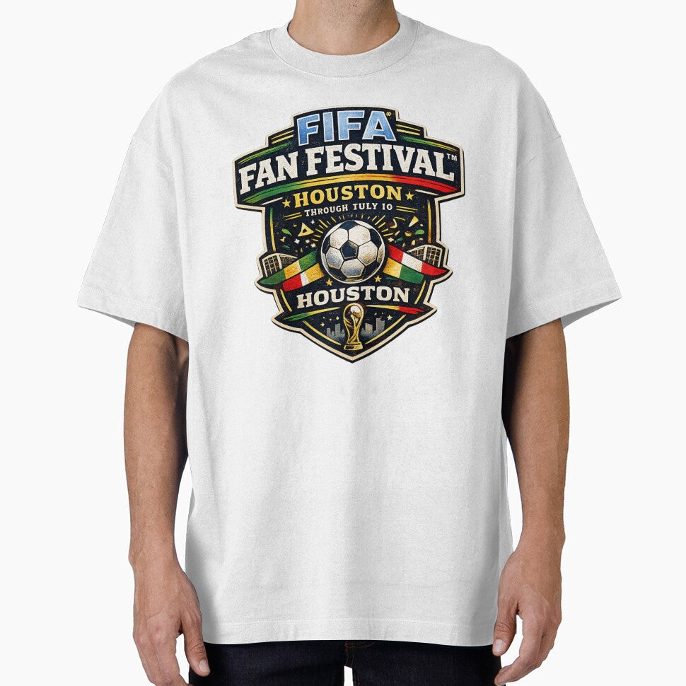 FIFA Fan Festival Houston Texas by Combat Skies Unisex T-shirt, Sweatshirt, Hoodie, Long Sleeve Tee - T-Shirt, Sweatshirt, Hoodie
