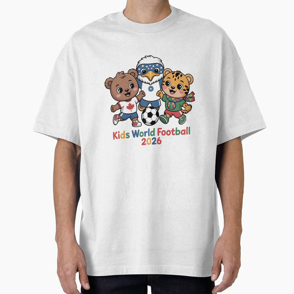 Kids World Football Friends 2026  Cute Cartoon Soccer Characters for Children by Verycutethings - T-Shirt, Sweatshirt, Hoodie