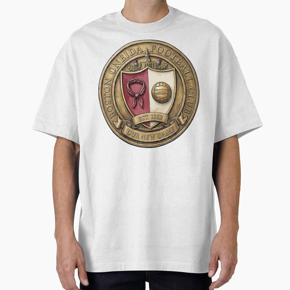 Oneida Football Club Boston 1862 Vintage Crest by AMSPHY Unisex T-shirt, Sweatshirt, Hoodie, Long Sleeve Tee - T-Shirt, Sweatshirt, Hoodie