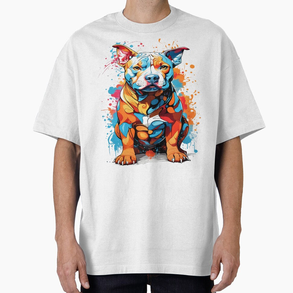 colorful dog by Impacto-Visual Unisex T-shirt, Sweatshirt, Hoodie, Long Sleeve Tee - T-Shirt, Sweatshirt, Hoodie