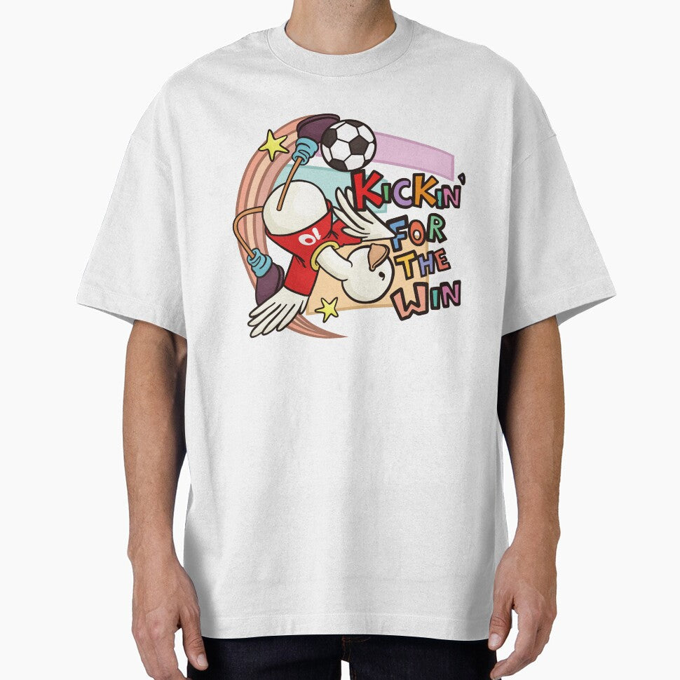 Duck Kicking for the Win by Khotekmei Unisex T-shirt, Sweatshirt, Hoodie, Long Sleeve Tee - T-Shirt, Sweatshirt, Hoodie