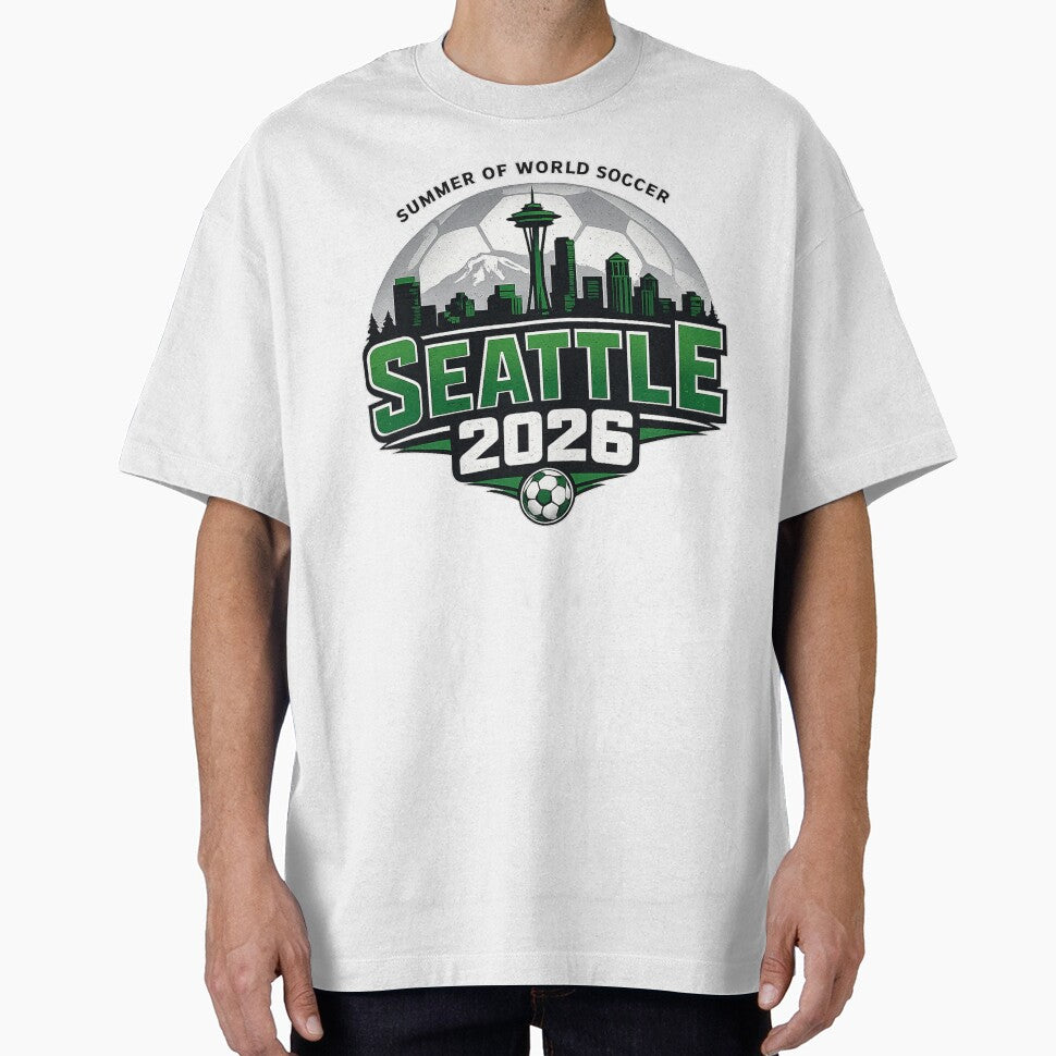 World Soccer Tournament Cup 2026 Seattle by Off-DutyDesign Unisex T-shirt, Sweatshirt, Hoodie, Long Sleeve Tee - T-Shirt, Sweatshirt, Hoodie