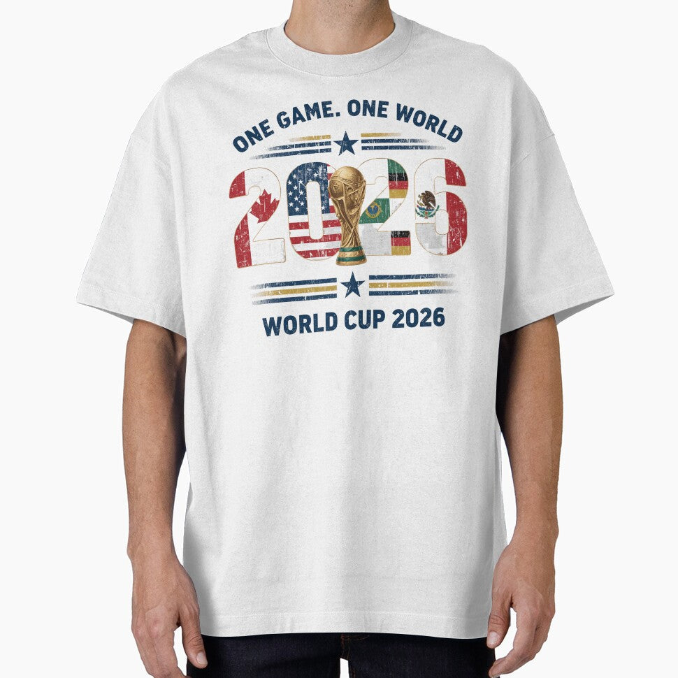 International Soccer Tournament 2026 Vintage Hoodie by aminomen Unisex T-shirt, Sweatshirt, Hoodie, Long Sleeve Tee - T-Shirt, Sweatshirt, Hoodie