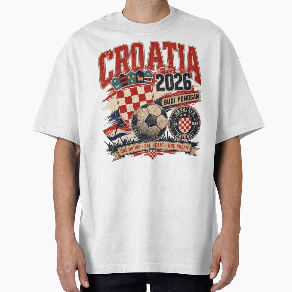 Croatia 2026 Football World Cup Glory | Vatreni Fan Supporter Shirt by rushaib Unisex T-shirt, Sweatshirt, Hoodie, Long Sleeve Tee - T-Shirt, Sweatshirt, Hoodie