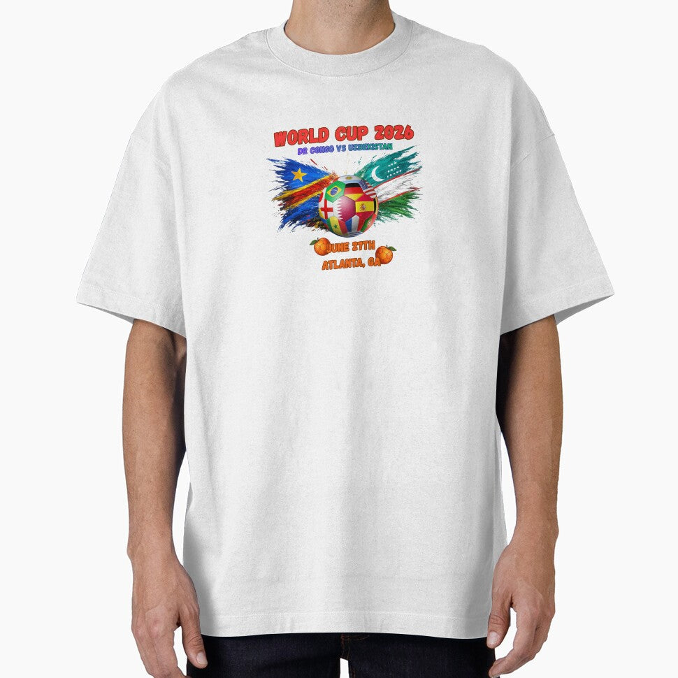 World Cup Congo v Uzbekistan by OneWorldShop Unisex T-shirt, Sweatshirt, Hoodie, Long Sleeve Tee - T-Shirt, Sweatshirt, Hoodie