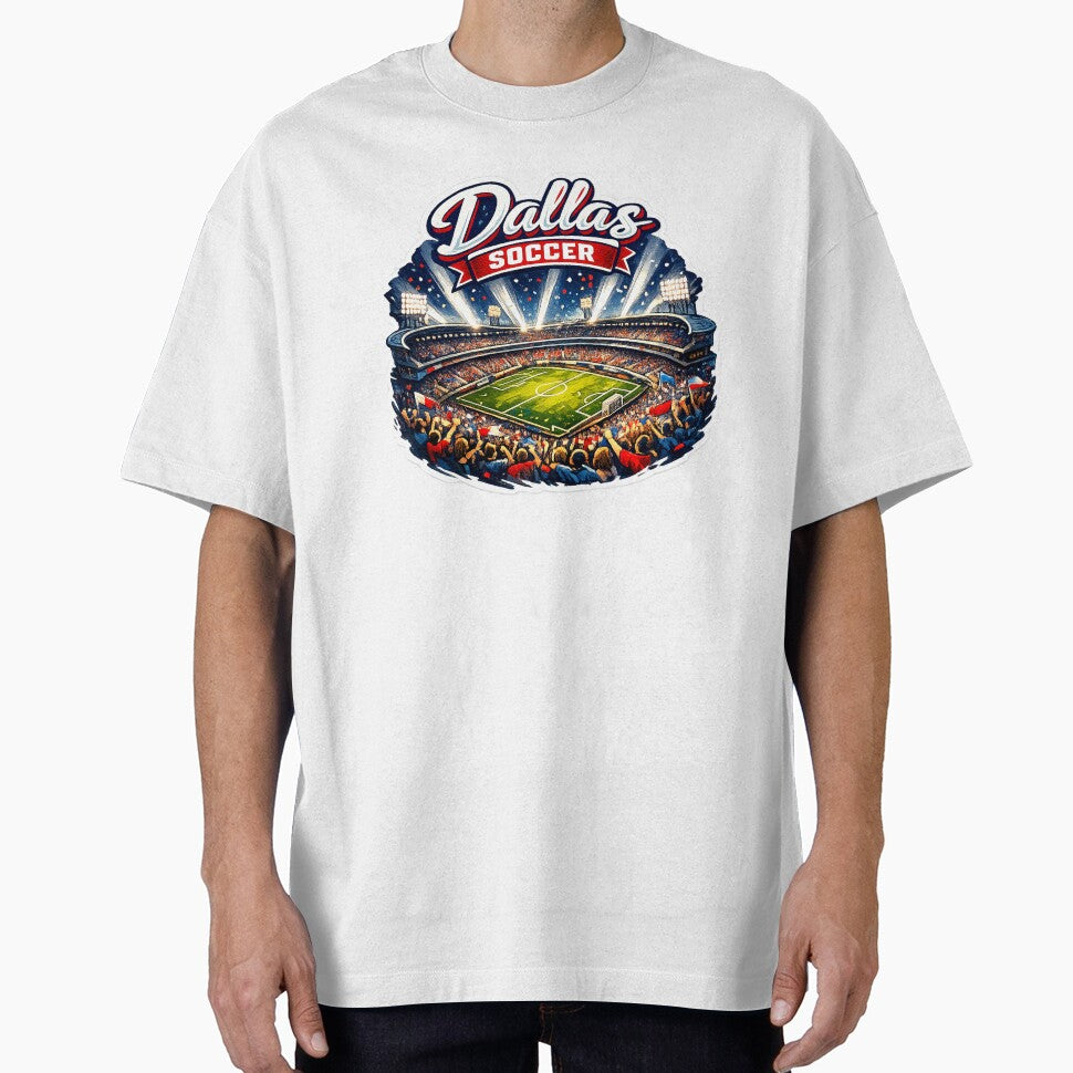Dallas Stadium Soccer by Modefissi Unisex T-shirt, Sweatshirt, Hoodie, Long Sleeve Tee - T-Shirt, Sweatshirt, Hoodie
