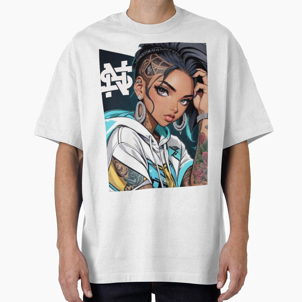 Urban Hip-Hop Anime by 13th1rt3en Unisex T-shirt, Sweatshirt, Hoodie, Long Sleeve Tee - T-Shirt, Sweatshirt, Hoodie