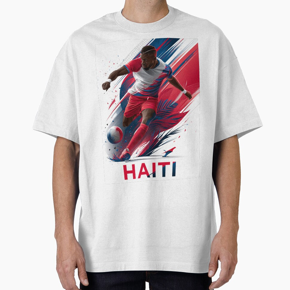 Haiti Soccer by StudioRedKoala Unisex T-shirt, Sweatshirt, Hoodie, Long Sleeve Tee - T-Shirt, Sweatshirt, Hoodie