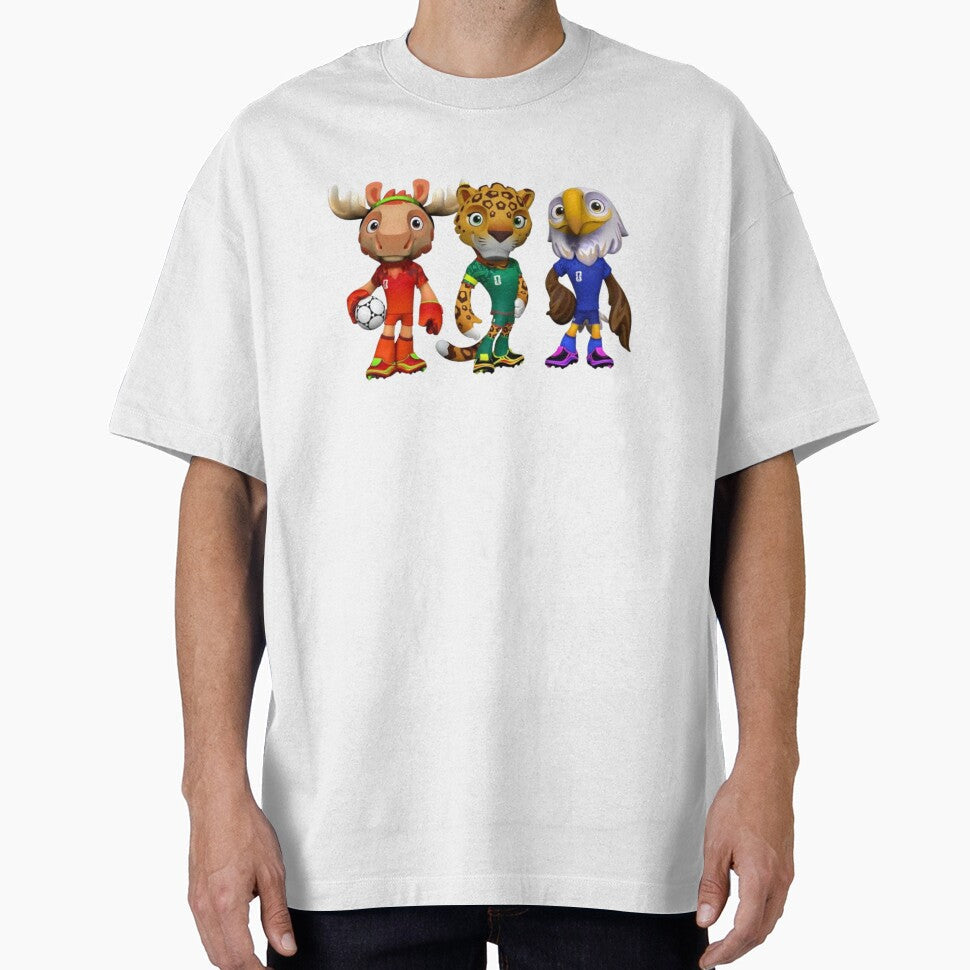 Cheerful Soccer Mascot 2026 Global Football Celebration by mattheweverton Unisex T-shirt, Sweatshirt, Hoodie, Long Sleeve Tee - T-Shirt, Sweatshirt, Hoodie