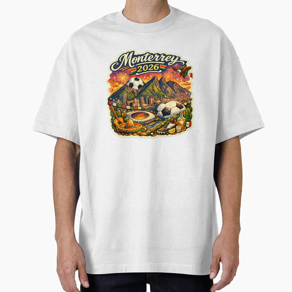 Monterrey 2026 Cerro de la Silla Soccer by Modefissi Unisex T-shirt, Sweatshirt, Hoodie, Long Sleeve Tee - T-Shirt, Sweatshirt, Hoodie