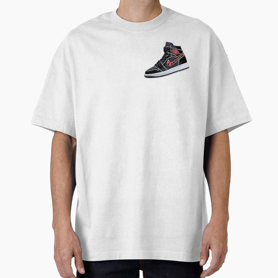 Sneakers, high-top street-wear shoes BasketBall black by Last-Train Unisex T-shirt, Sweatshirt, Hoodie, Long Sleeve Tee - T-Shirt, Sweatshirt, Hoodie