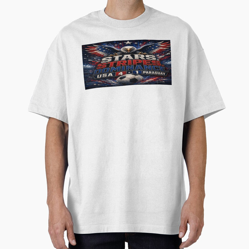 Stars Stripes Domination USA Paraguay by BrickByDream Unisex T-shirt, Sweatshirt, Hoodie, Long Sleeve Tee - T-Shirt, Sweatshirt, Hoodie