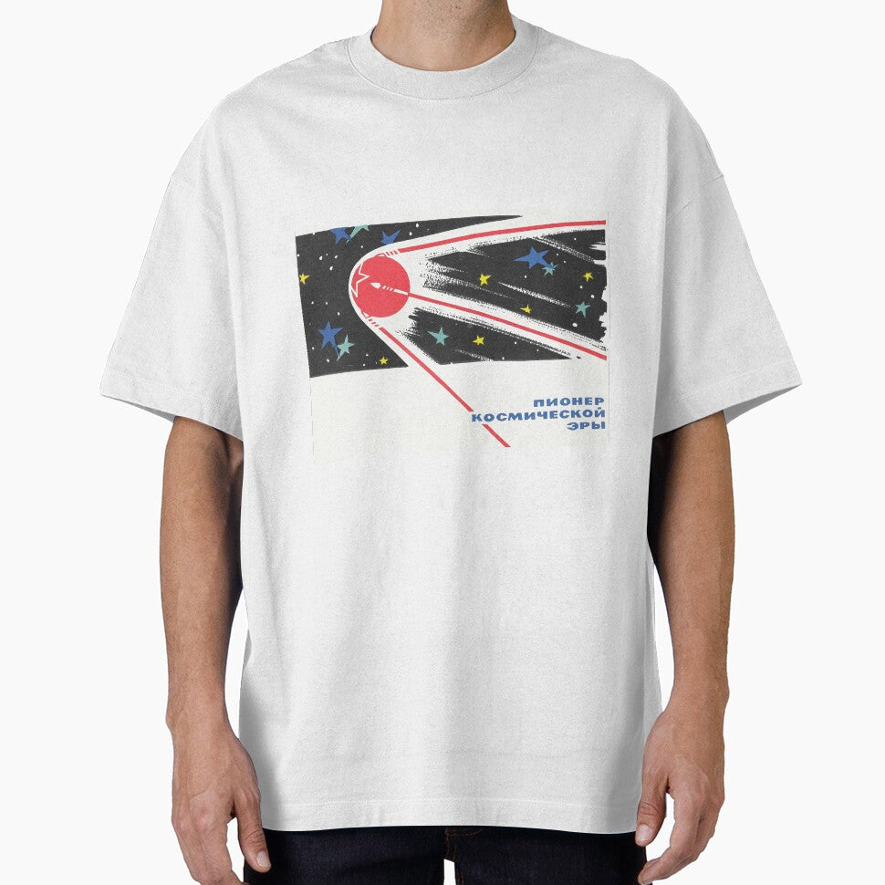 Sputnik: Space Age Pioneer by MechanicalAge Unisex T-shirt, Sweatshirt, Hoodie, Long Sleeve Tee - T-Shirt, Sweatshirt, Hoodie