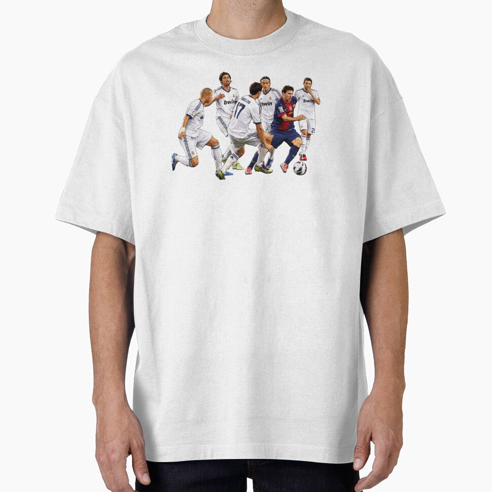 Leo Messi Vs Real Madrid by Sector 99 Unisex T-shirt, Sweatshirt, Hoodie, Long Sleeve Tee - T-Shirt, Sweatshirt, Hoodie