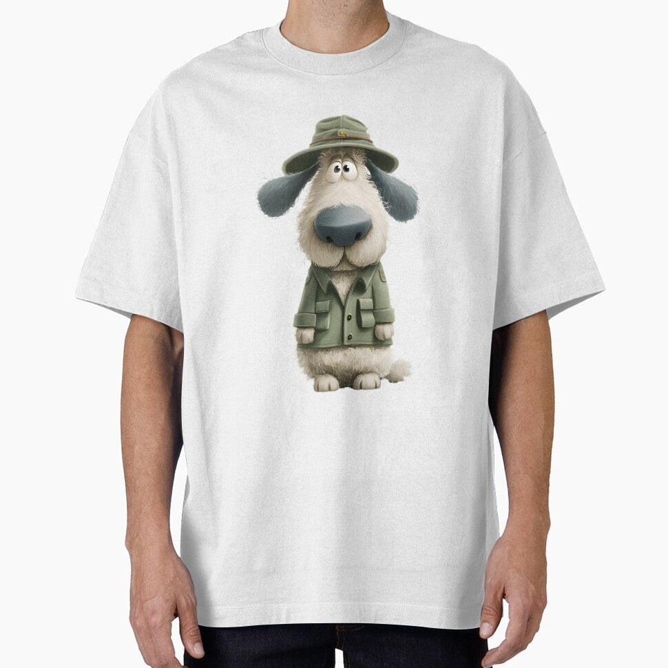 Stylish Dog by Retro Whimsy Unisex T-shirt, Sweatshirt, Hoodie, Long Sleeve Tee - T-Shirt, Sweatshirt, Hoodie