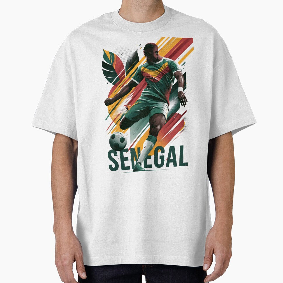 Senegal Soccer by StudioRedKoala Unisex T-shirt, Sweatshirt, Hoodie, Long Sleeve Tee - T-Shirt, Sweatshirt, Hoodie