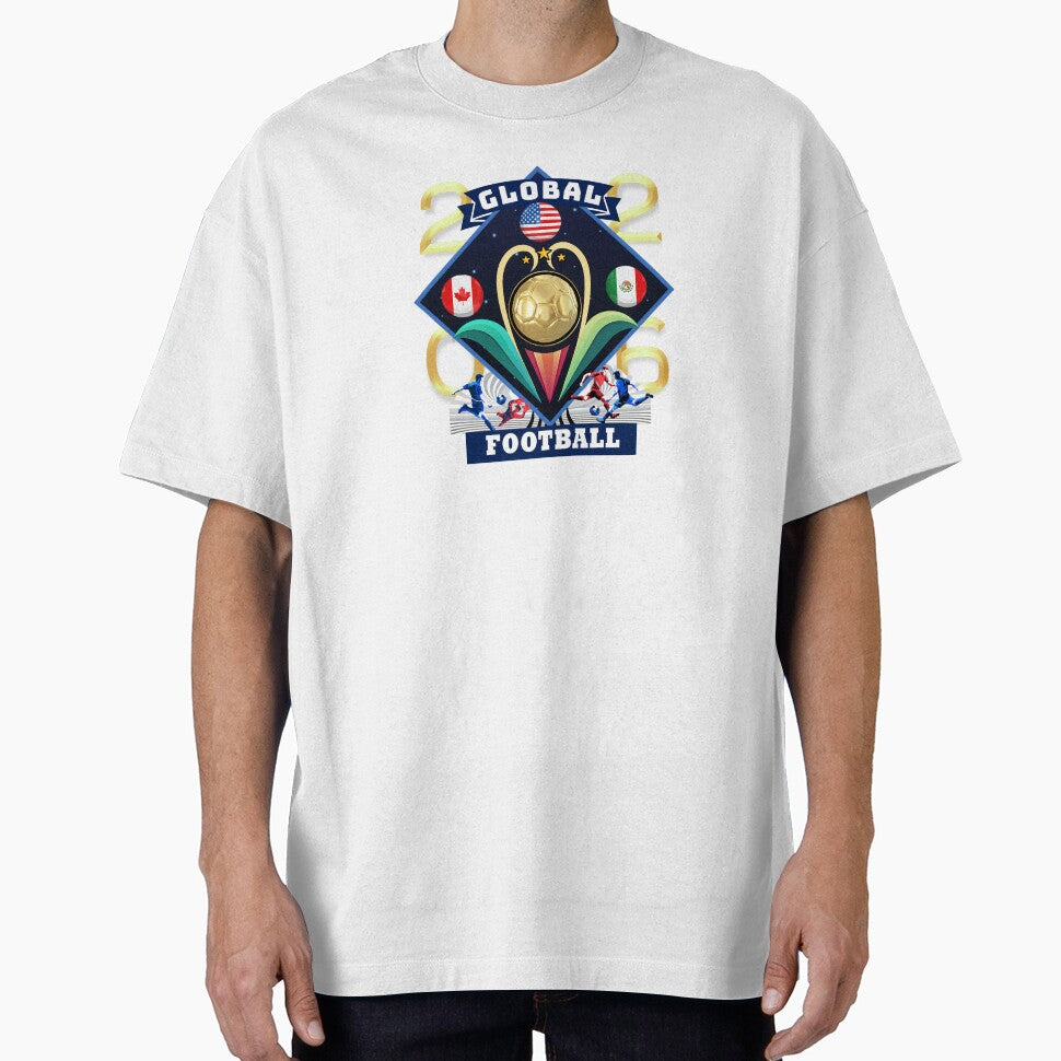 Global Football 2026 by InasTees Unisex T-shirt, Sweatshirt, Hoodie, Long Sleeve Tee - T-Shirt, Sweatshirt, Hoodie