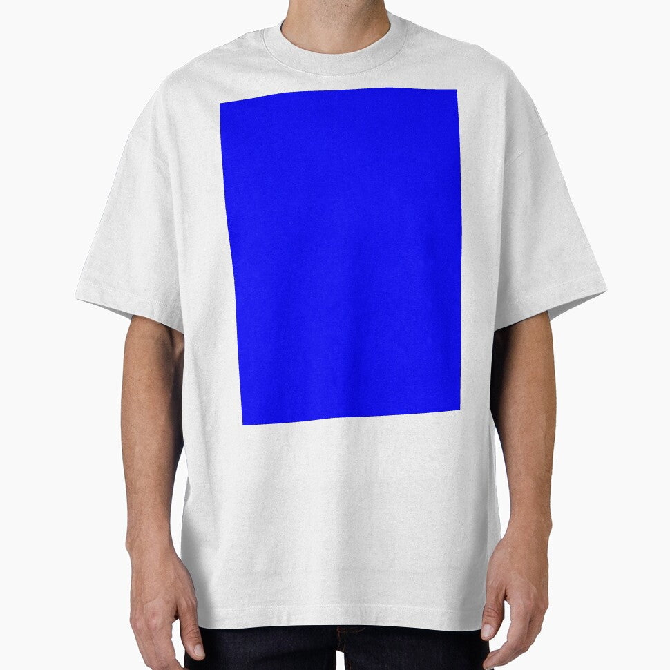 Neon Blue solid color by Dana Du Unisex T-shirt, Sweatshirt, Hoodie, Long Sleeve Tee - T-Shirt, Sweatshirt, Hoodie