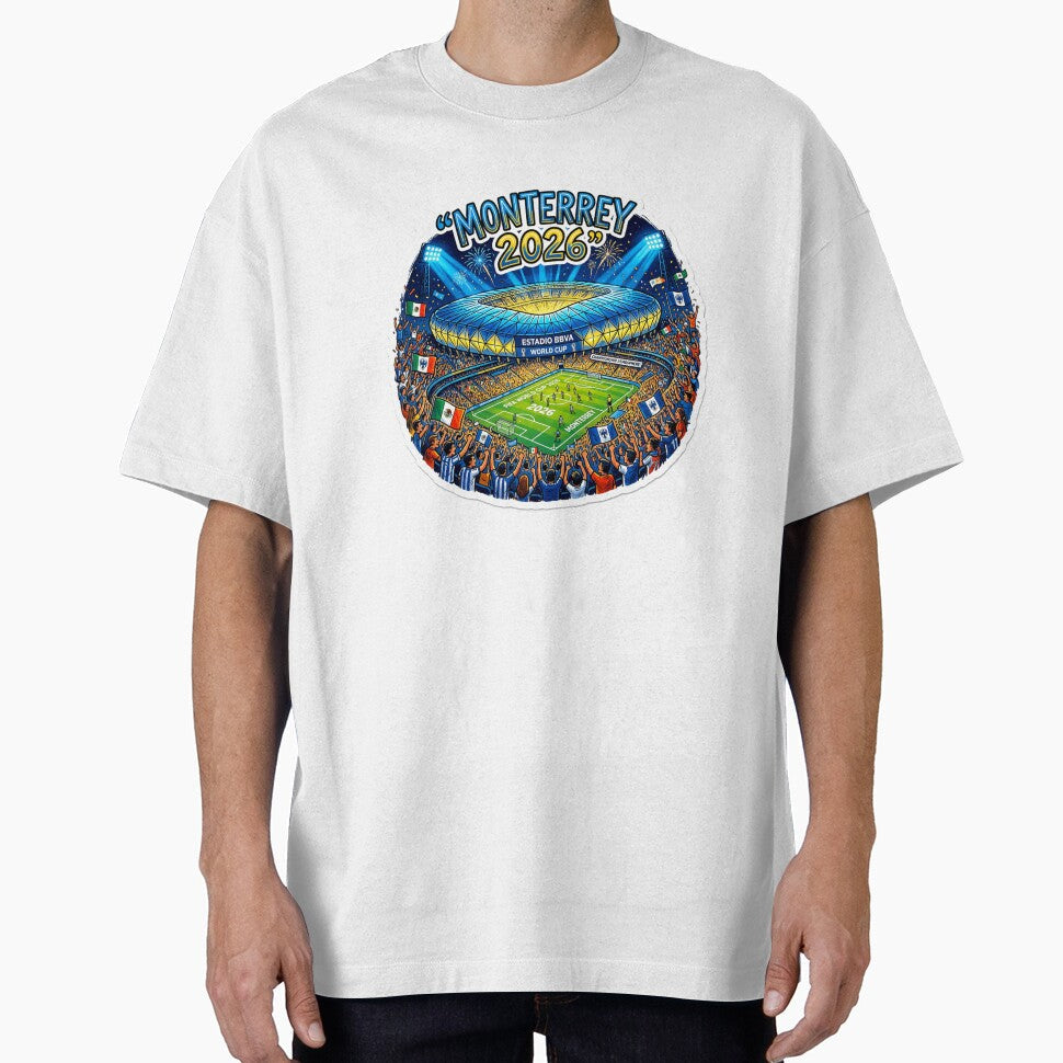 Monterrey 2026 Stadium Soccer by Modefissi Unisex T-shirt, Sweatshirt, Hoodie, Long Sleeve Tee - T-Shirt, Sweatshirt, Hoodie