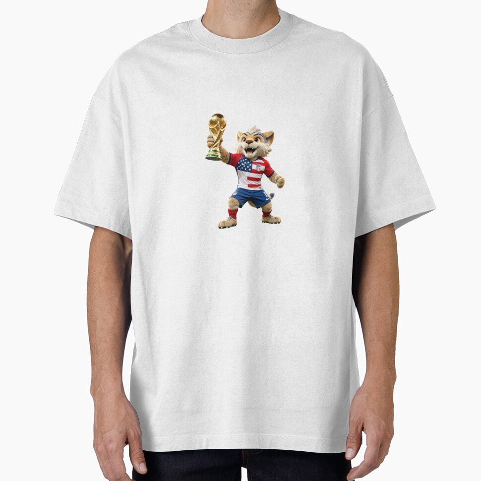 United States Soccer Team Mascot - USA Football Champion 2026 by monasants Unisex T-shirt, Sweatshirt, Hoodie, Long Sleeve Tee - T-Shirt, Sweatshirt, Hoodie