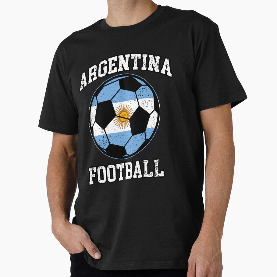 SOCCER BALL - ARGENTINA | Soccer Fans and Teams for Men and Women t-shirt by wallsandpatts - T-Shirt, Sweatshirt, Hoodie