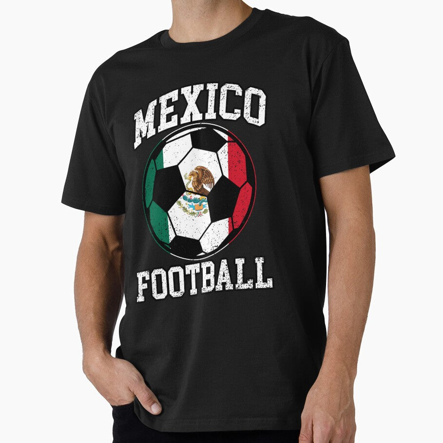 SOCCER BALL - MEXICO | Soccer Fans and Teams for Men and Women t-shirt by wallsandpatts Unisex T-shirt, Sweatshirt, Hoodie, Long Sleeve Tee - T-Shirt, Sweatshirt, Hoodie