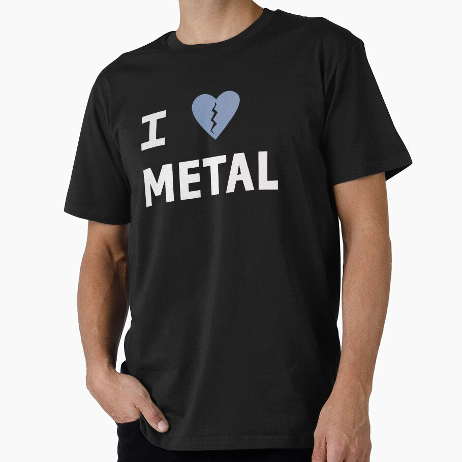 i love metal elliott smith by EigengrauART Unisex T-shirt, Sweatshirt, Hoodie, Long Sleeve Tee - T-Shirt, Sweatshirt, Hoodie