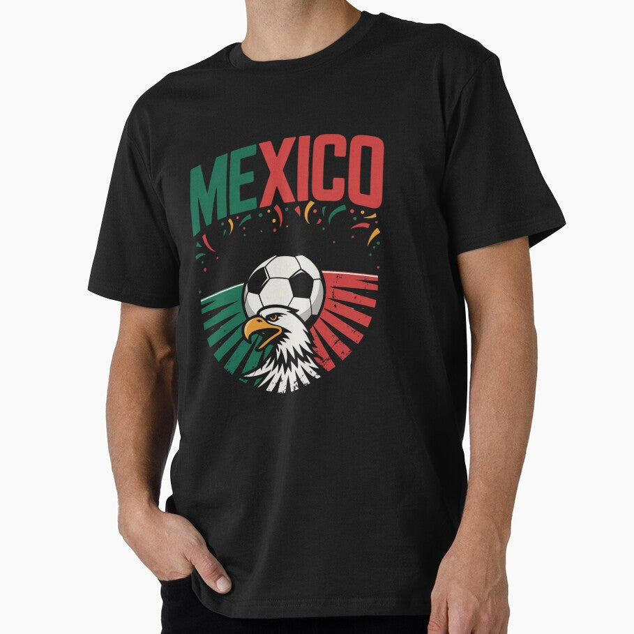 Mexico Soccer Eagle Pride by Valascanza Unisex T-shirt, Sweatshirt, Hoodie, Long Sleeve Tee - T-Shirt, Sweatshirt, Hoodie