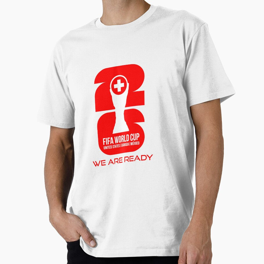 Switzerland World Cup 2026 We Are Ready Trophy Sticker by topprinting Unisex T-shirt, Sweatshirt, Hoodie, Long Sleeve Tee - T-Shirt, Sweatshirt, Hoodie