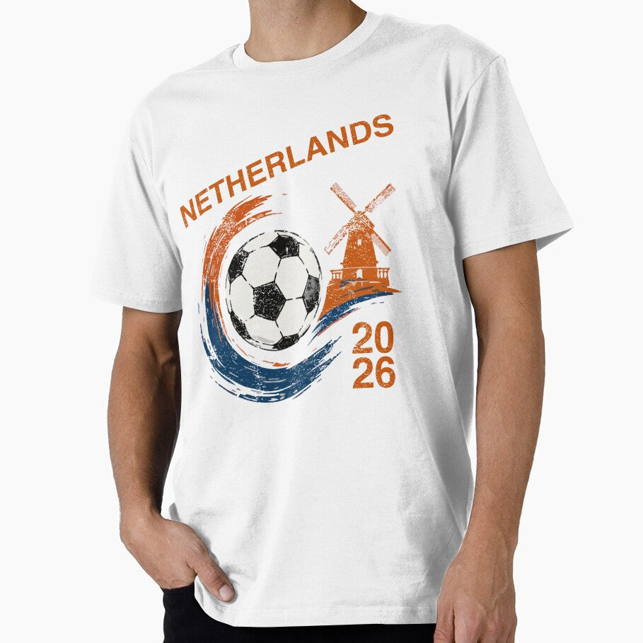 Netherlands Football Fan Shirt 2026 Dutch Flag Supporter Tee International Tournament Fan Gift by LessIsLoud - T-Shirt, Sweatshirt, Hoodie
