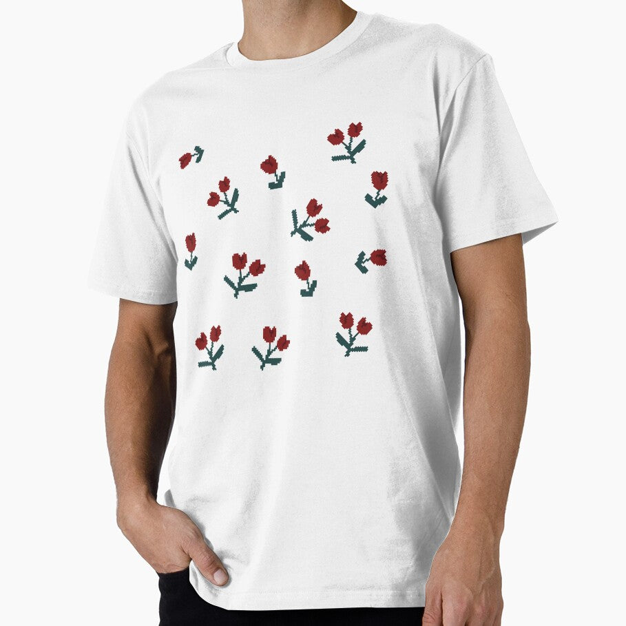 Pixel flower. by cchickennugget Unisex T-shirt, Sweatshirt, Hoodie, Long Sleeve Tee - T-Shirt, Sweatshirt, Hoodie