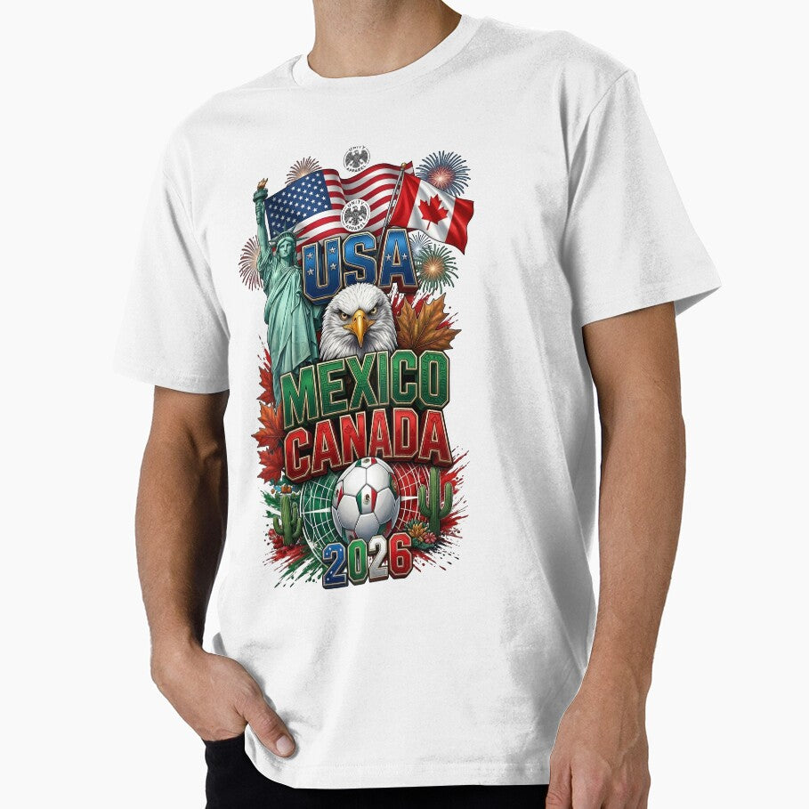 2026 World Cup Mexico USA Canada Soccer by Sovereign Supply Co. Unisex T-shirt, Sweatshirt, Hoodie, Long Sleeve Tee - T-Shirt, Sweatshirt, Hoodie