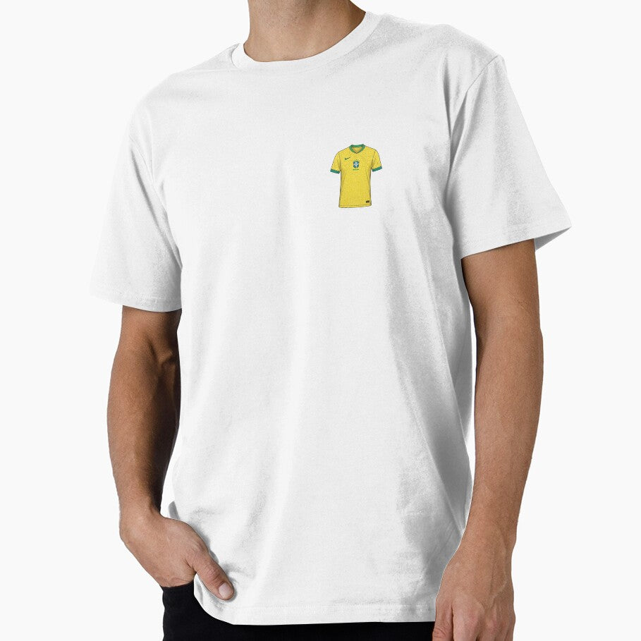 Iconic Brazil National Team Soccer Jersey by rissershop Unisex T-shirt, Sweatshirt, Hoodie, Long Sleeve Tee - T-Shirt, Sweatshirt, Hoodie