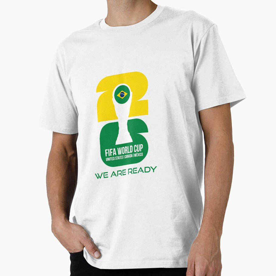 Brazil World Cup 2026 Soccer Trophy Silhouette Sticker by topprinting Unisex T-shirt, Sweatshirt, Hoodie, Long Sleeve Tee - T-Shirt, Sweatshirt, Hoodie
