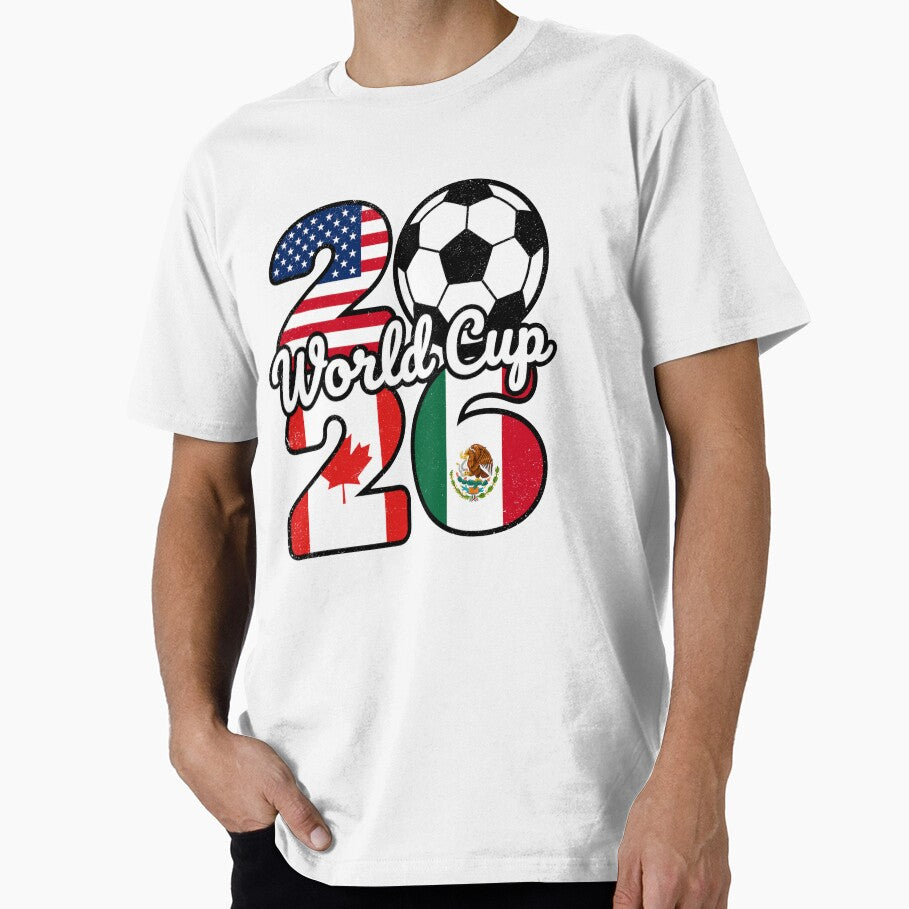 WORLD CUP 2026 - USA CANADA MEXICO WORLD CUP 2026 | Fans and Teams for Men and Women T-shirt by wallsandpatts - T-Shirt, Sweatshirt, Hoodie