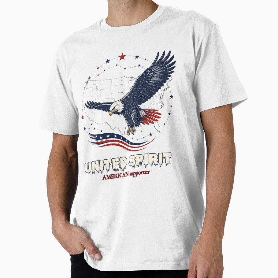 United Spirit USA  American Football Supporters World Cup 2026 Design by Inner Flame Studio - T-Shirt, Sweatshirt, Hoodie