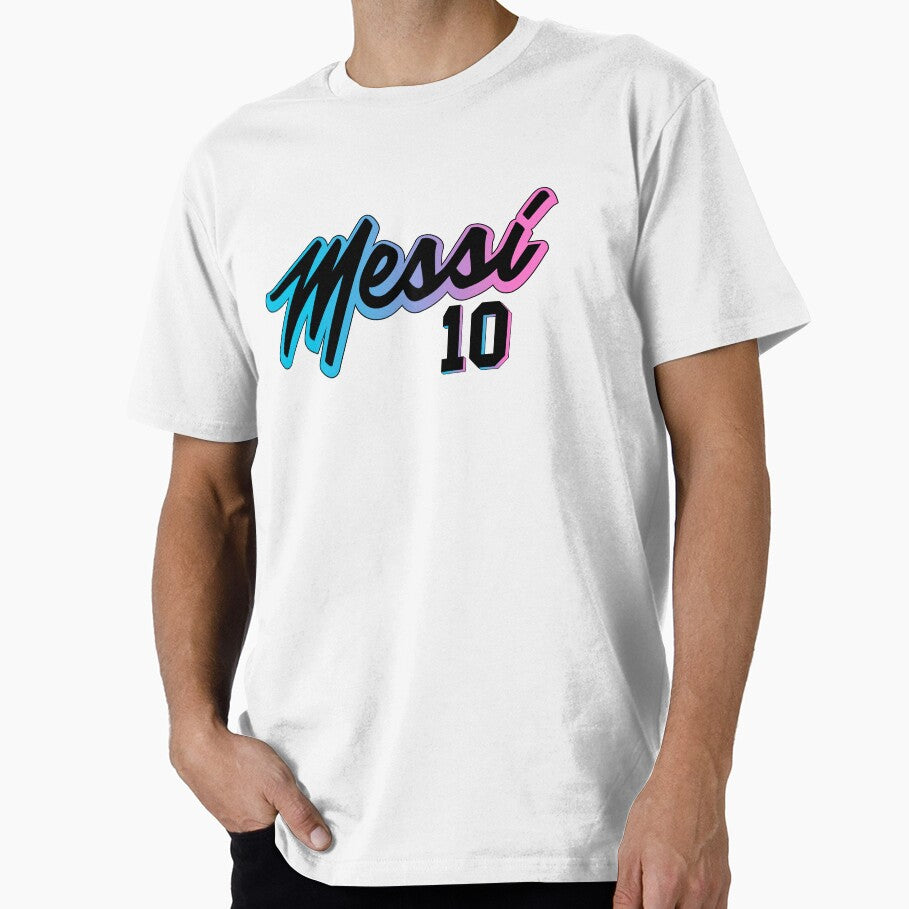 Messi Miami Heat by sebachamorro Unisex T-shirt, Sweatshirt, Hoodie, Long Sleeve Tee - T-Shirt, Sweatshirt, Hoodie