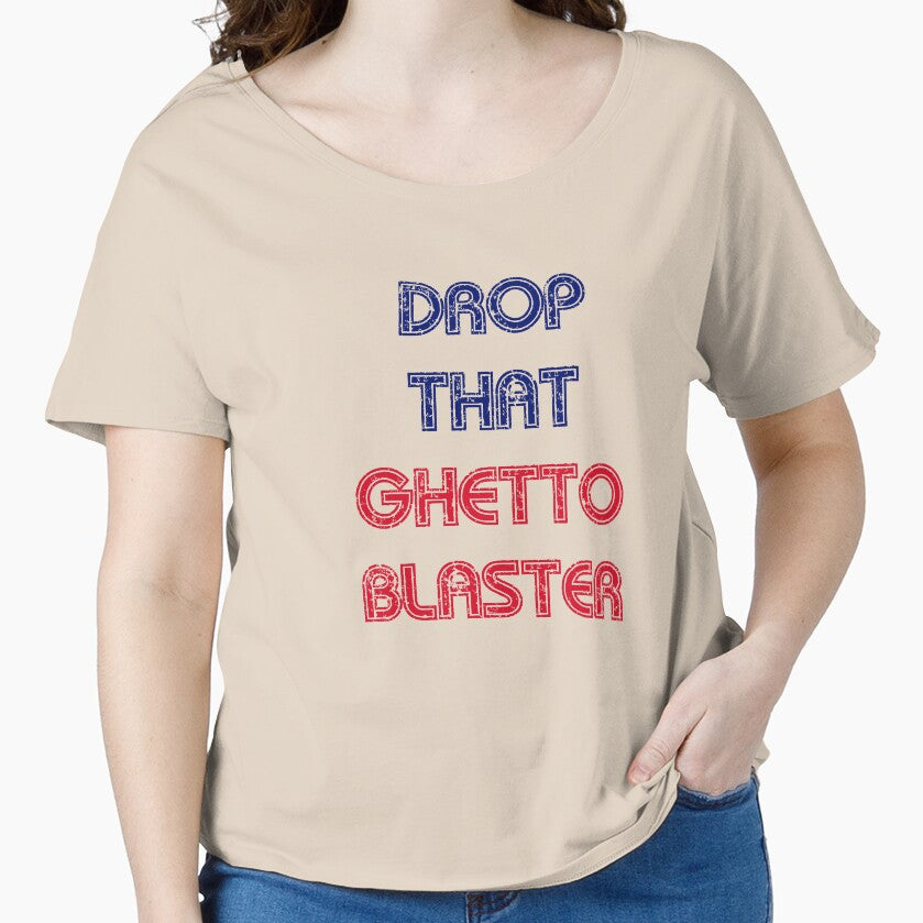 DROP THAT GHETTO BLASTER by WaffleOnDesigns Unisex T-shirt, Sweatshirt, Hoodie, Long Sleeve Tee - T-Shirt, Sweatshirt, Hoodie