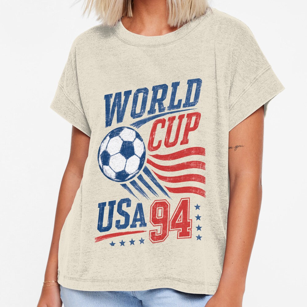 World Cup Usa 94 Soccer Football Sports Fan America Nineties Retro by HumansStuck12 Unisex T-shirt, Sweatshirt, Hoodie, Long Sleeve Tee - T-Shirt, Sweatshirt, Hoodie