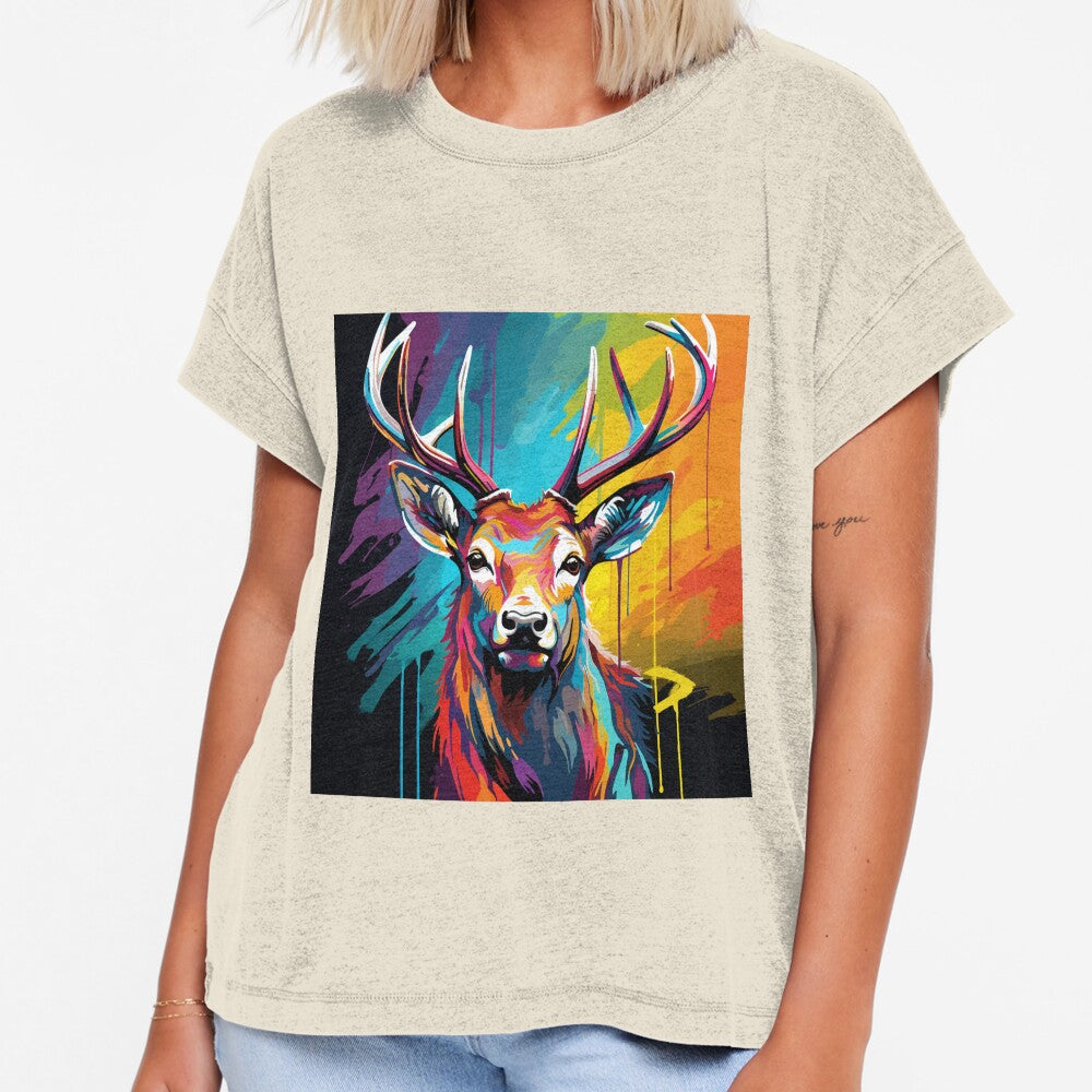 Stag Pop Art 4 by AstroRisq Unisex T-shirt, Sweatshirt, Hoodie, Long Sleeve Tee - T-Shirt, Sweatshirt, Hoodie