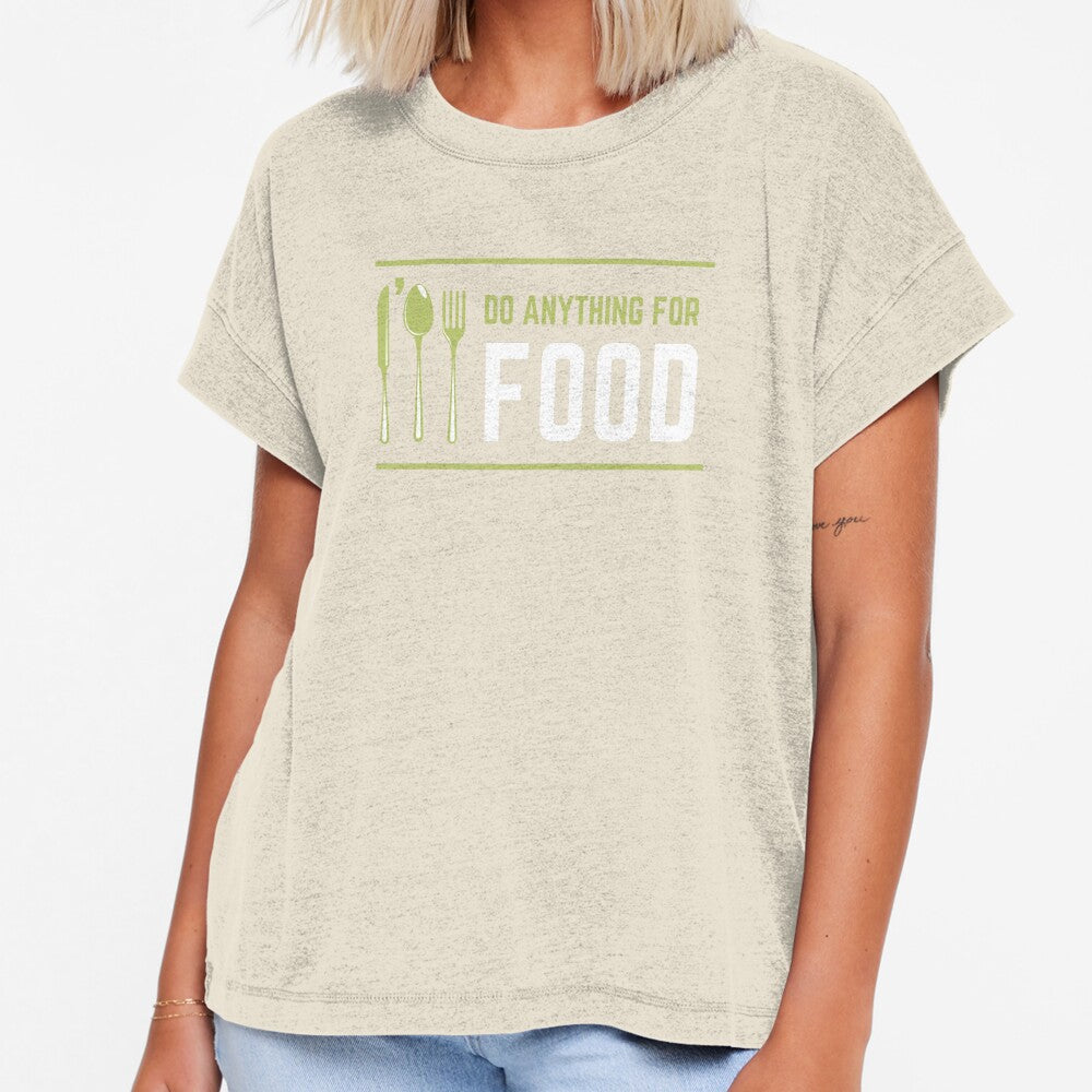 I'll Do Anything For Food by foodiexpress Unisex T-shirt, Sweatshirt, Hoodie, Long Sleeve Tee - T-Shirt, Sweatshirt, Hoodie