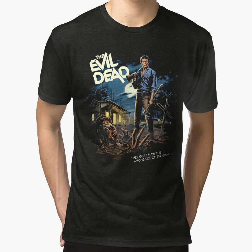 The Evil Dead (1981) by brian0630 Unisex T-shirt, Sweatshirt, Hoodie, Long Sleeve Tee - T-Shirt, Sweatshirt, Hoodie